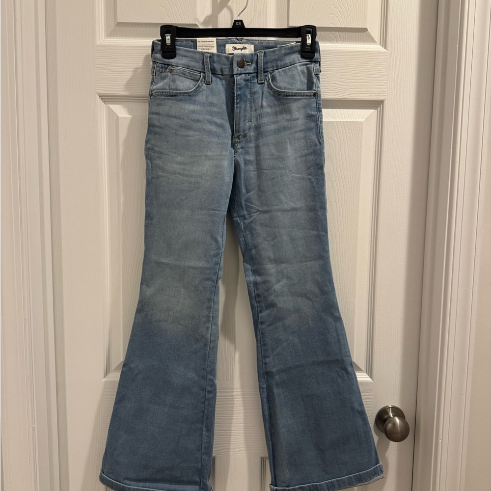 Wrangler Women's Light Blue Flare Jeans